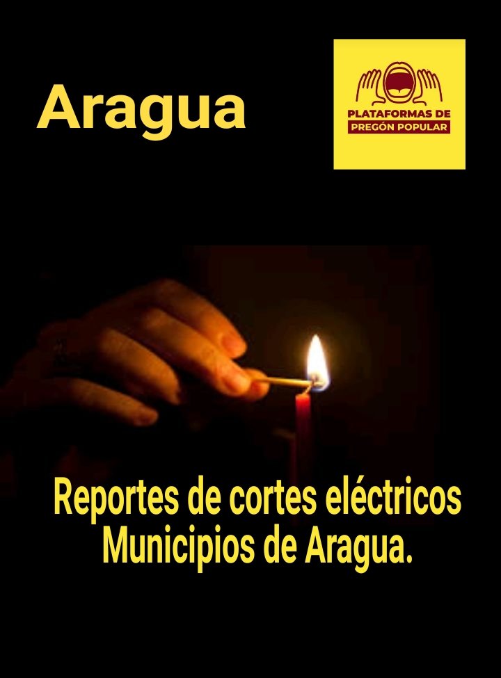 #SinElectricidad sur de Maracay, Mcpo. Girardot,  gracias a la robailusión! 7:30 pm  #24Abril