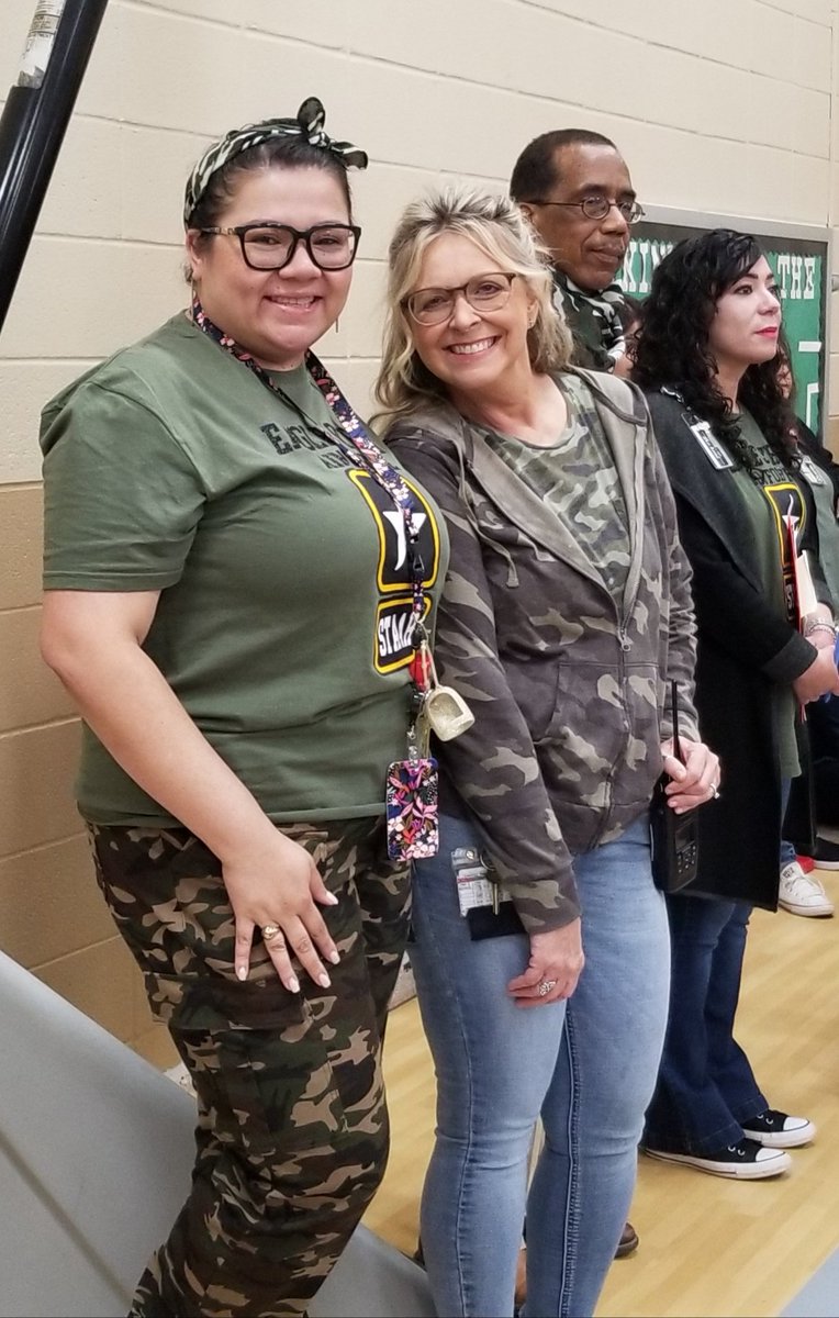 CFISDEmmott's tweet photo. Mission Accomplished Eagles! Pep Rally vibes that included some former Eagles &amp; the awesome drumline from @cyridgehsband! Our students are ready for STAAR. Thank you @YCharles32 for bringing the fun to start our week! #eaglepride #letyourlearningGLOW #weGLOWeagles #watchusGlow https://t.co/BIYKDvqsIr