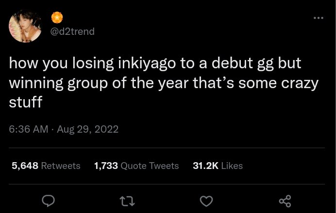 untagg3d's tweet photo. losing all your biggest hit's records in your home country to a rookie gg lmfao now thats crazy https://t.co/385aZPJoaf