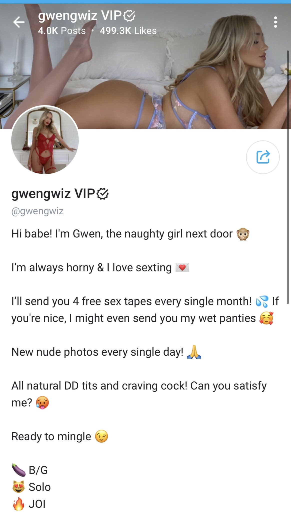 bunnie on X: @mcblingf If shes an ex-onlyfans girl, why is the page still  up collecting money? t.coUUBu2wTMCW  X