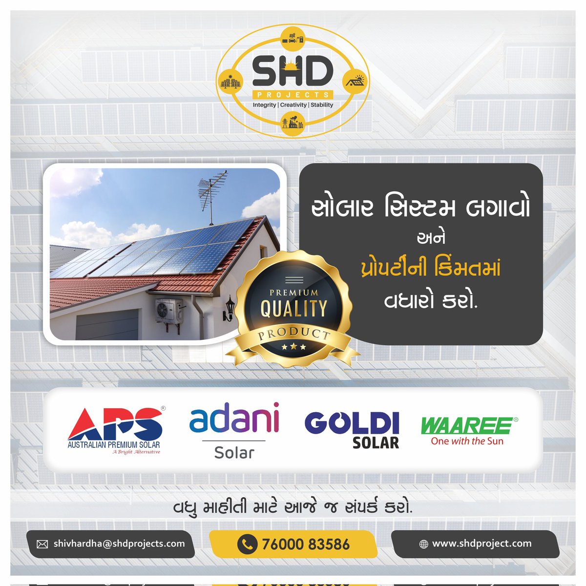 shivhardha's tweet photo. #shivhardha
#shivhardhaprojects
#shdprojects
#affordableEnergy
#solarpower
#costeffective
#solarpanel
#propertyvalue
#EPC
#solarrooftop
#solarrooftopsystem
#solaroffgrid
#solarhybrid
#solarwaterpump
#solarstreetlights
#renewableenergy
#solarpowersystem
#climatechange https://t.co/kNEZBUWKeo