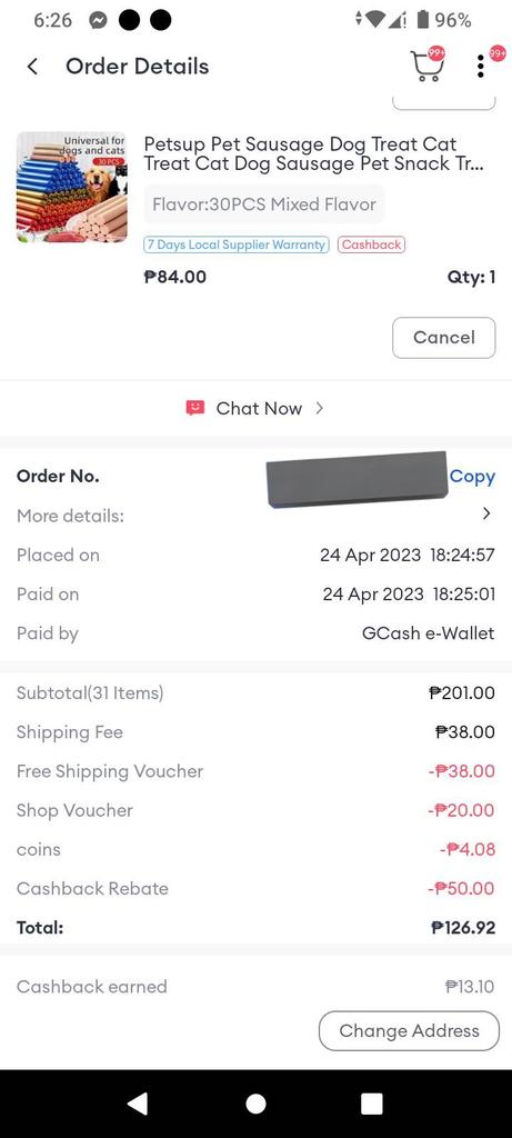 gadic___'s tweet photo. @LazadaPH total cashback + recent order 🤓🥳 https://t.co/CrcElcvX6S