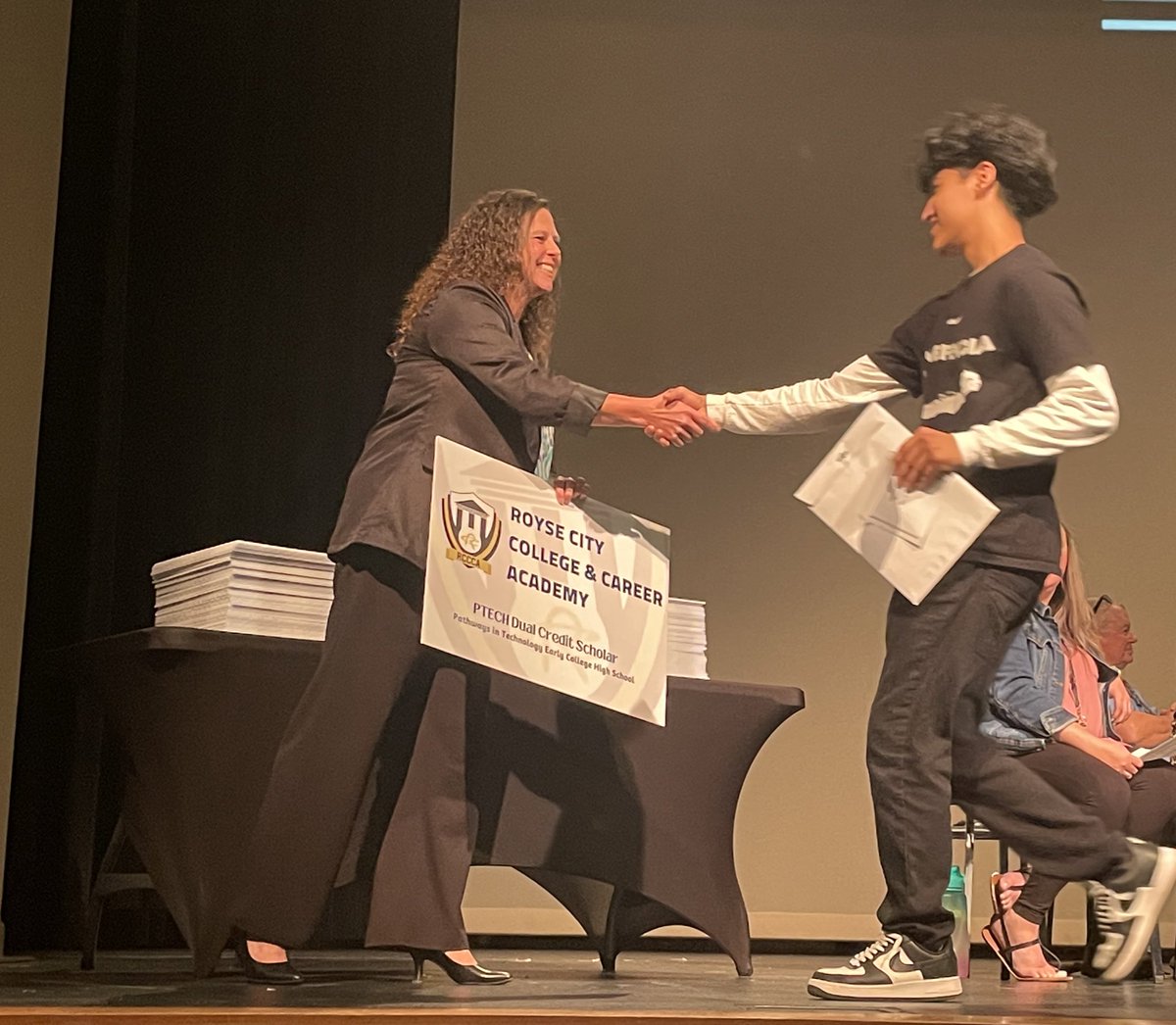 RCCCA PTech Induction Ceremony: Congratulations <a href="/RC_CCA/">Royse City College and Career Academy - PTECH</a> PTech Class of 2027! Tonight we celebrated the commitment of our uprising PTech students. #oneRC #letsgrowtogether