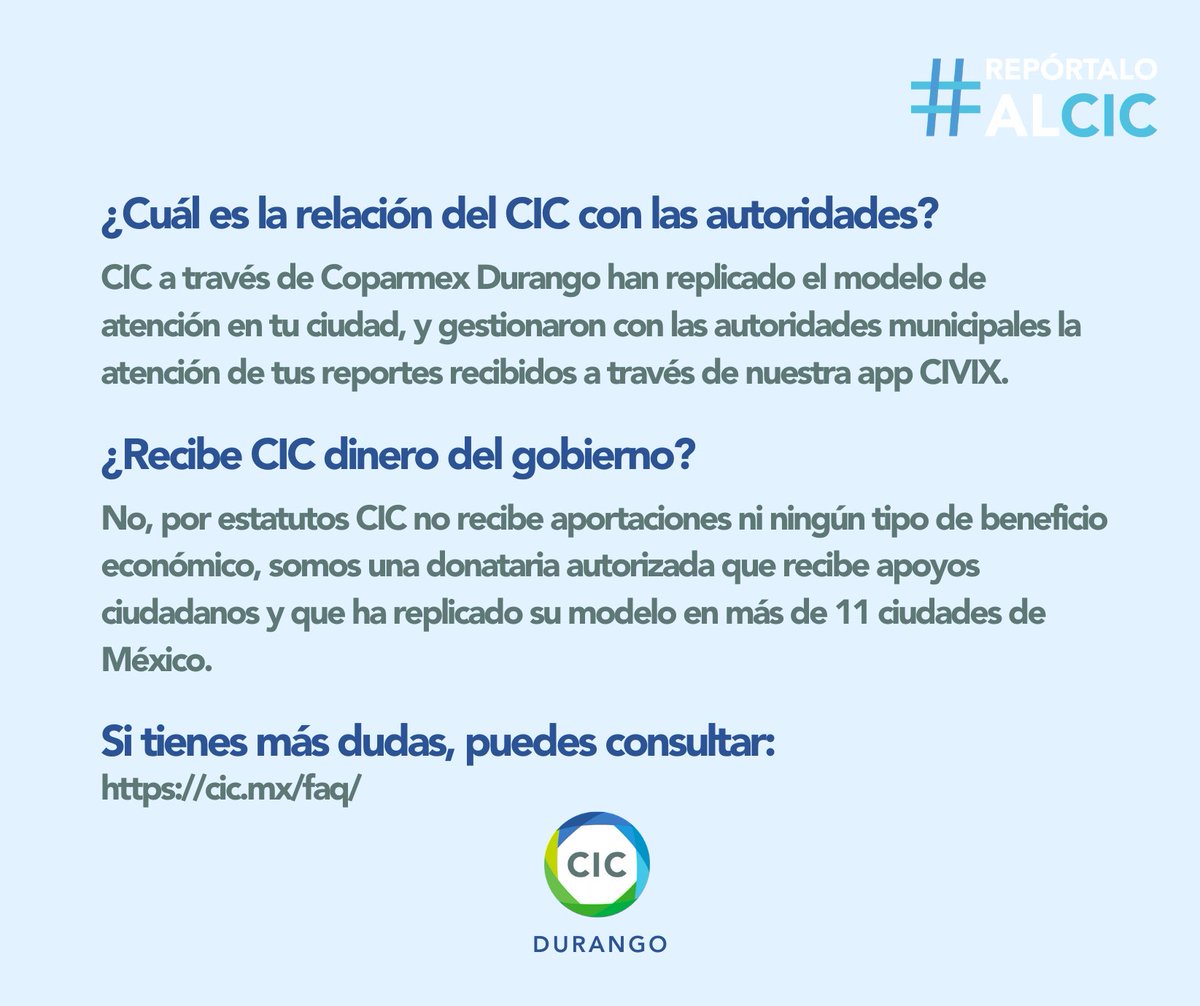cicdurango's tweet photo. #Durango #ReportaloAlCIC https://t.co/V3D23iRMmi