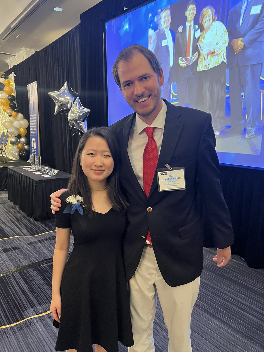 Congratulations to Michelle Li and Mr. Huckaby on being named Star Student and Star Teacher State Runner-up! GO TITANS!!