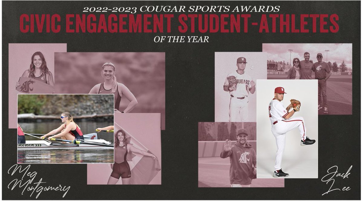 Can always count on these two. Congratulations 🎉 😎 <a href="/WSUCougarRowing/">WSU Rowing</a> <a href="/wsucougarbsb/">Washington State Baseball</a>