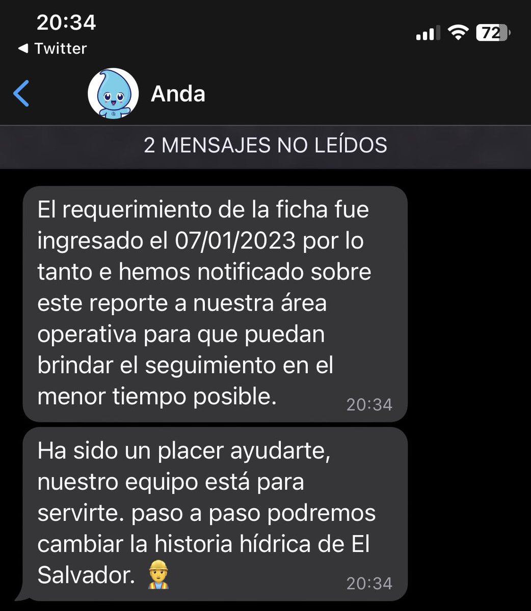 ElGaboMonge's tweet photo. @ANDASV Llevo más de 3 meses esperando que me conecten el servicio... https://t.co/W7jx4h0oHM