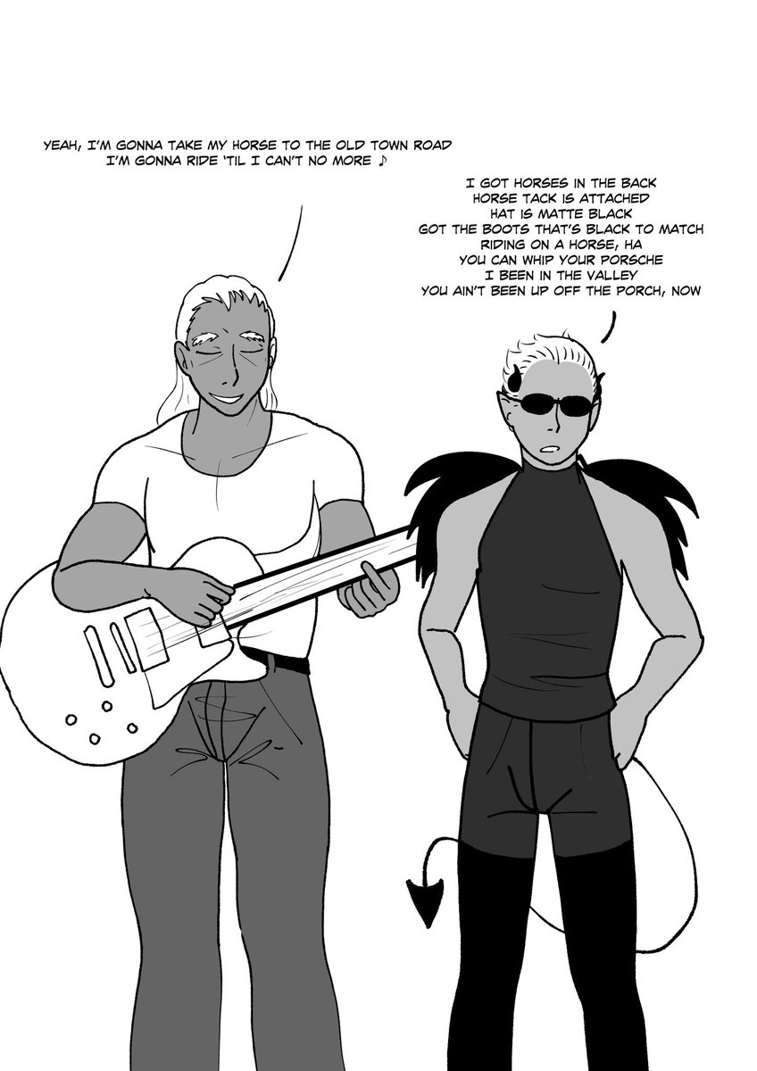 DrKotobuki's tweet photo. Friend asked me how Minnow and Slick get along so well when they have virtually nothing in common and I suddenly realized they’re literally that Lil Nas X song that shouldn’t work but does somehow #MonsterCafe https://t.co/Q5GKYTZBP9