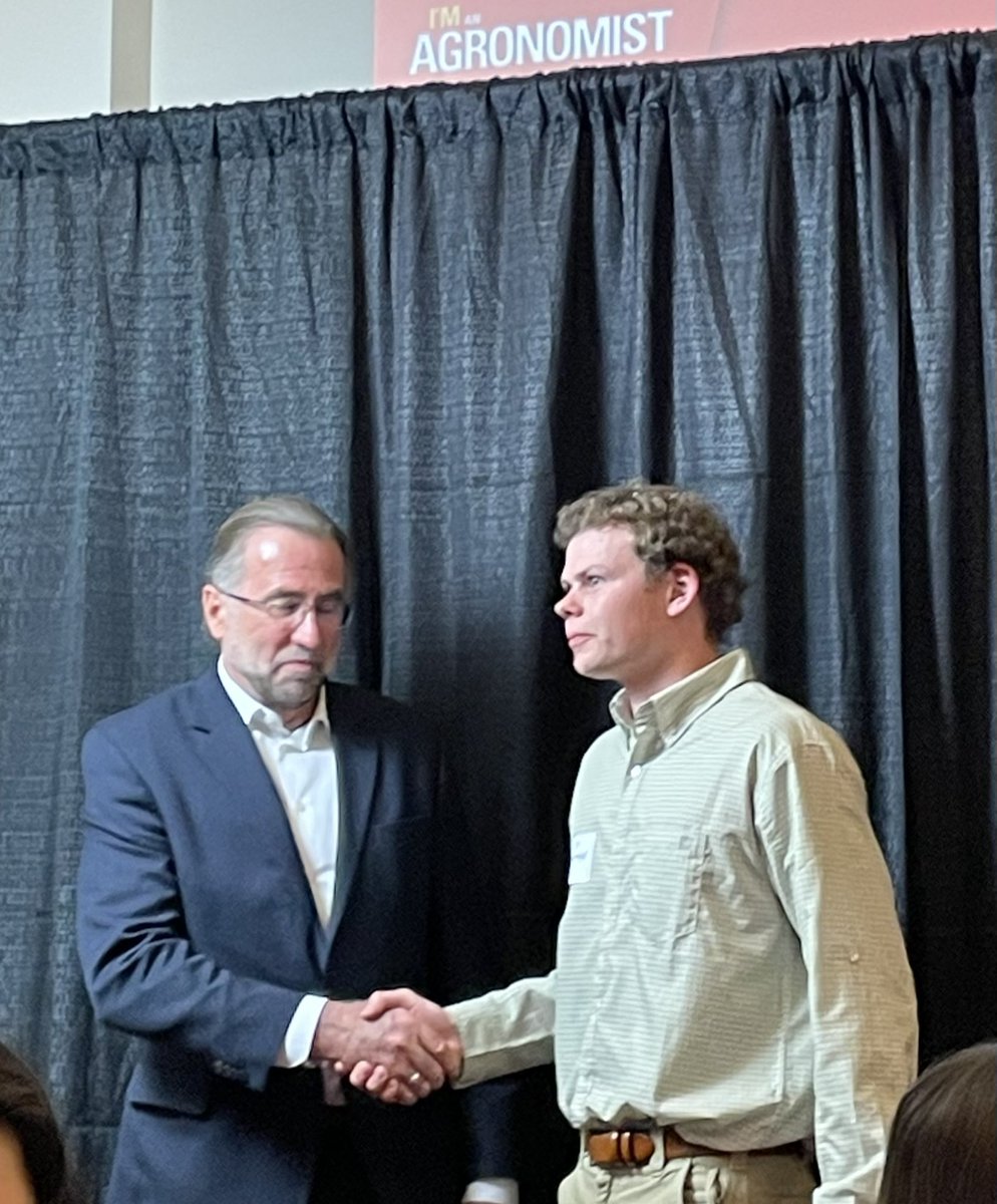 Channel_Neal's tweet image. Attended Iowa State Agronomy Student Awards Ceremony tonight to watch my son receive an Agronomy Academic Fellowship award. Congratulations Jeb! @isuagronomy Go Cyclones