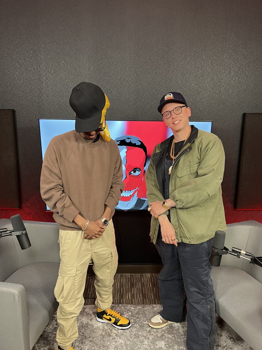 BlackySpeakz's tweet photo. Logic came through for that interview 🔥 https://t.co/FouesU2Ho2