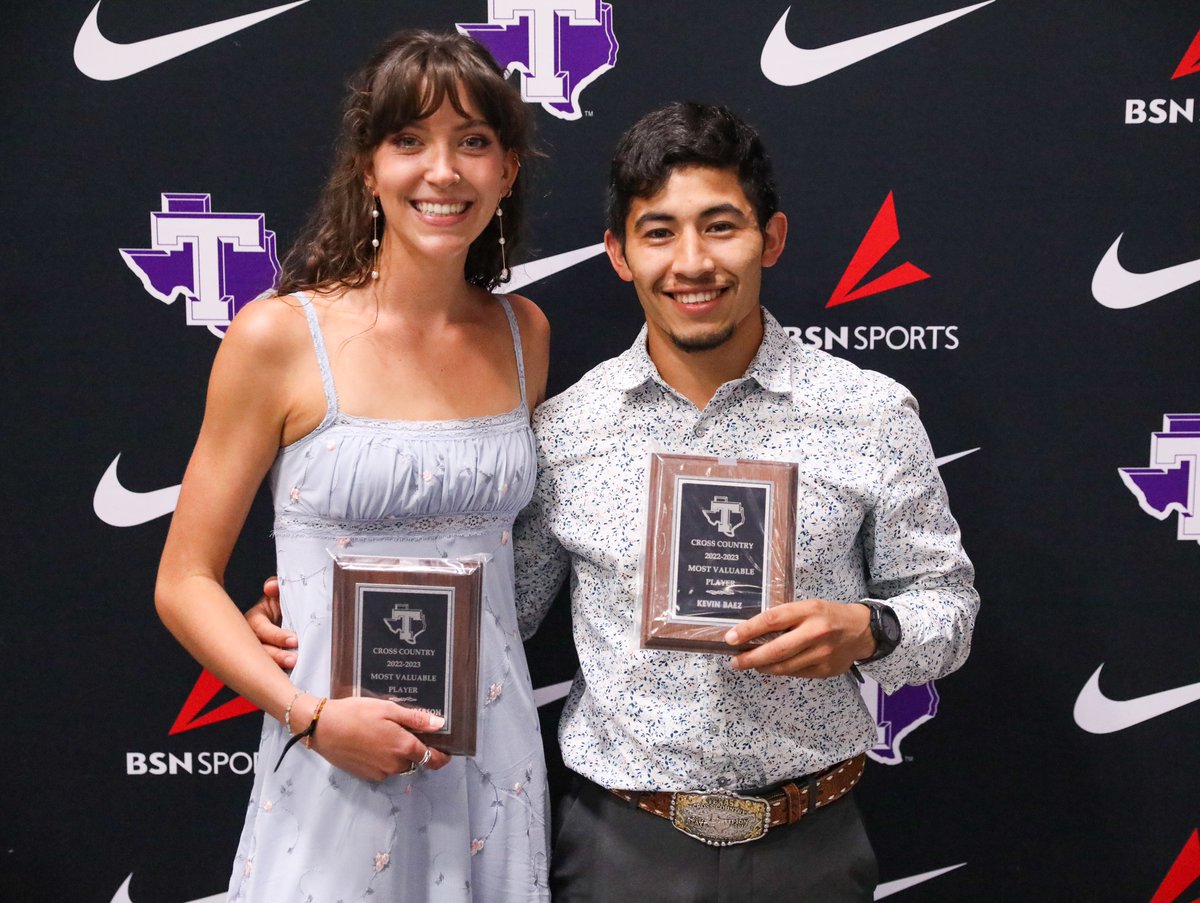 TarletonXCTrack's tweet photo. Congratulations to our 2022 cross country MVP award winners‼️

Kevin Baez and Morgan Lamberson! https://t.co/0ISqEVwbIb
