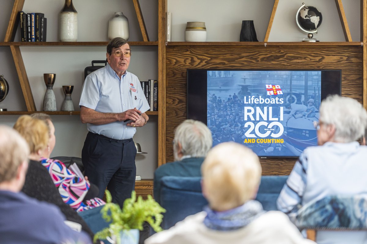 _platinumskies's tweet photo. A huge thanks to David Richmond-Coggan (@drcoggan), Hon Chairman of RNLI Christchurch &amp; Bournemouth Fundraising Branch, for giving a fantastic talk on the history of @RNLI to our Vista homeowners. 

Learn more about our community in Parkstone, Dorset: https://t.co/BOdeWkCueW https://t.co/geE5Vp1RSS