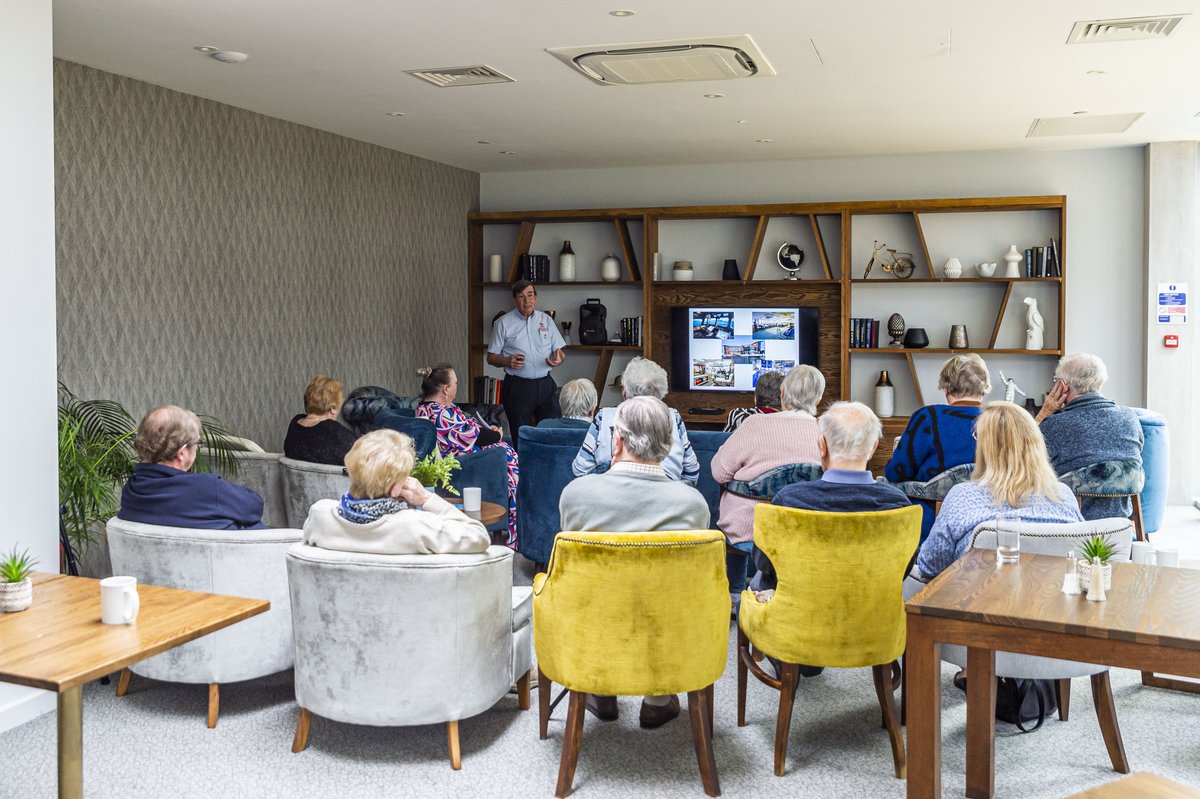 _platinumskies's tweet photo. A huge thanks to David Richmond-Coggan (@drcoggan), Hon Chairman of RNLI Christchurch &amp; Bournemouth Fundraising Branch, for giving a fantastic talk on the history of @RNLI to our Vista homeowners. 

Learn more about our community in Parkstone, Dorset: https://t.co/BOdeWkCueW https://t.co/geE5Vp1RSS