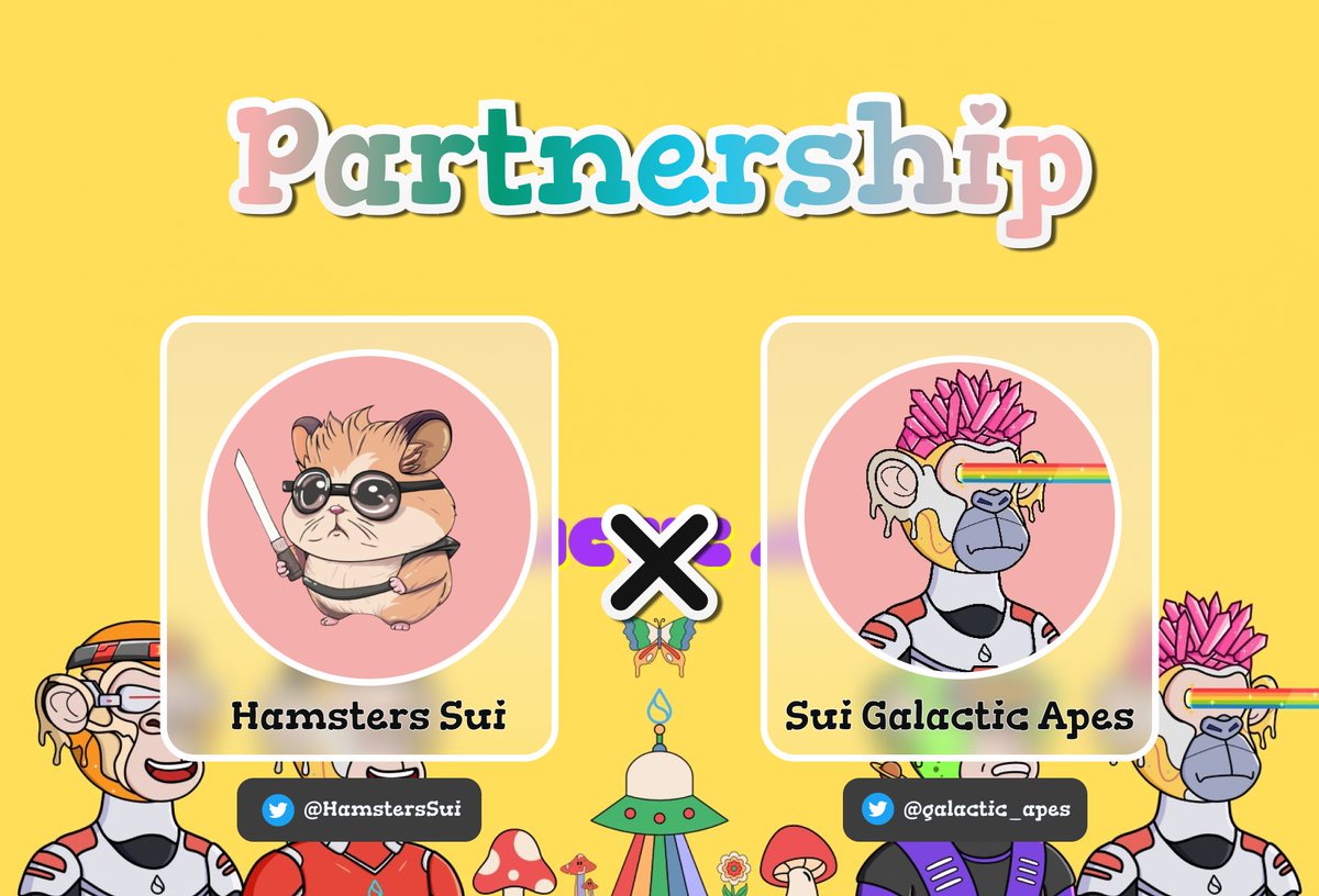 HamstersSui's tweet photo. 🐹 Hamsters Sui x Sui Galactic Apes 🦧 WL Giveaway!

🍬 5 Sui Galactic Apes WL
🍬 5 Hamsters Sui WL

1. Follow @hamsterssui and @galactic_apes
2. Join both discord
3. Like, retweet to participate in the giveaway! 🎉

⌛️48 hours
#Sui #Suinami #NFT https://t.co/BUFu6CC64p