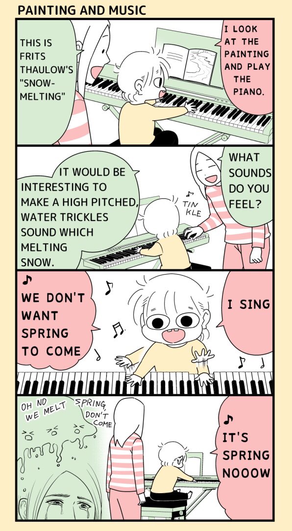 I bought a digital piano. #manga 