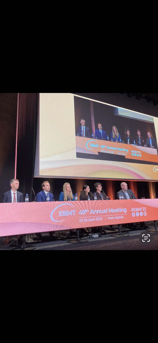 DrLornan's tweet photo. Fantastic discussions at the CMWP educational session yesterday focused on controversies and challenges in allo-HCT for MF! 👏🏻 congrats to @N_Polverelli, Katja Sockel, Juan Carlos Hernandez Boluda and Tomasz Czerw!! #mpnsm #EBMT23 @TheEBMT https://t.co/ZrVv2LlcQm