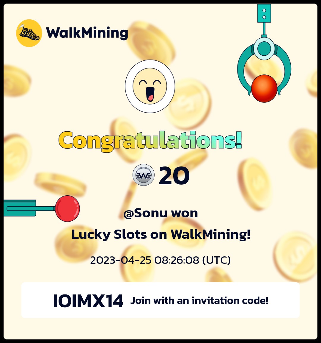 singhshivamsonu's tweet photo. @WalkMining 
@Straw_Hat_NFT
#FreeM2E 
#luckyslot
#movetoearn 
Wow ! https://t.co/WKnPPZfnCu