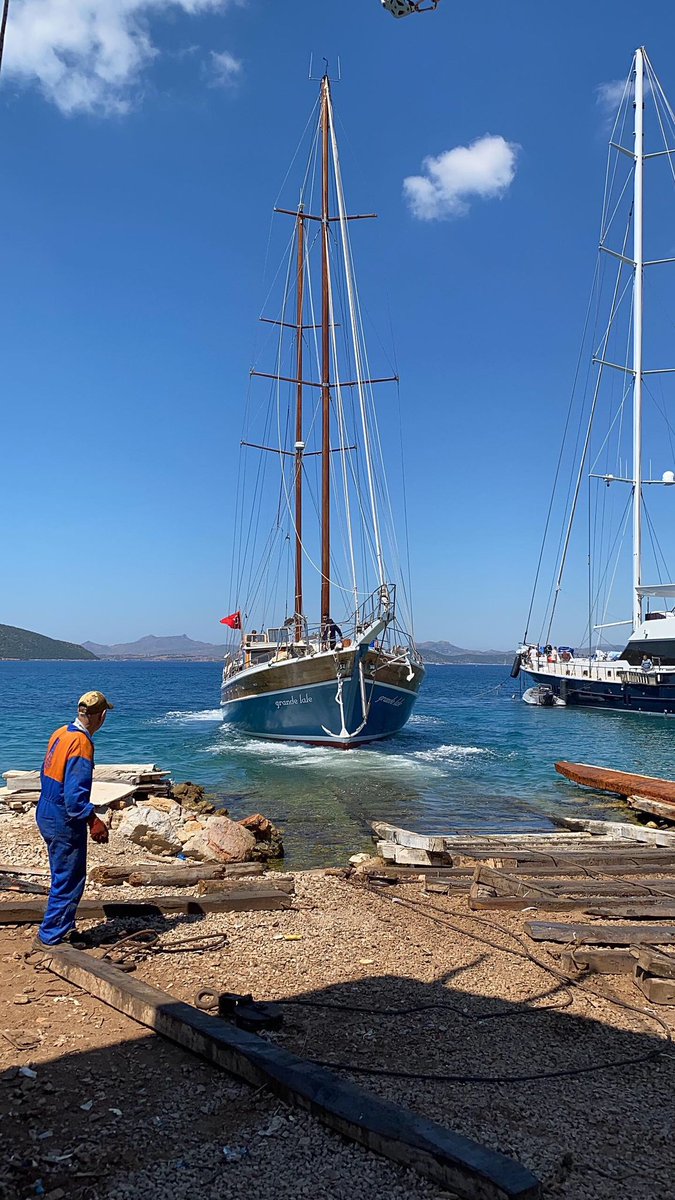 Guldenirmak's tweet photo. Yesterday, our Grande Lale was launched for the new season. Have a good season and many happy passengers! https://t.co/W79tyb5SJj