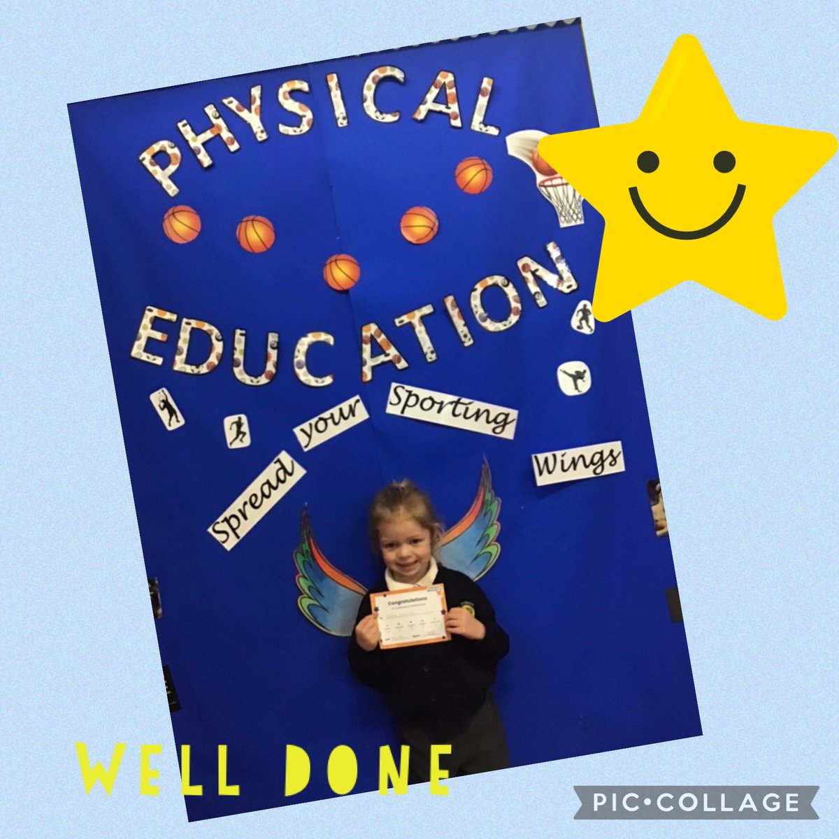 Our PE star of the week in Reception👏👏👏