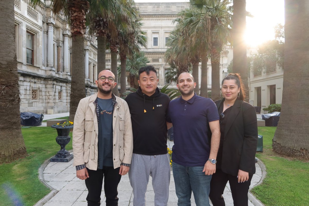 Bybit_Official's tweet photo. Meeting our VIPs in Turkey was an unforgettable experience!
📷 Here are some of the moments from our meetup.
😉 Let us know where we should head to next. Stay updated here: https://t.co/grA1pZWV9L
#Bybit #NextLevelMeetup #NextLevelExploration #TheCryptoArk https://t.co/NaWO8tvM27