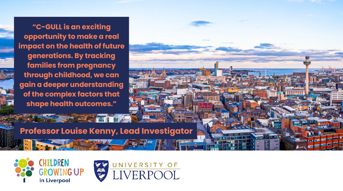 🎉The <a href="/ChildrenGrowing/">The C-GULL Study</a> birth cohort study opens for recruitment today! 🎉 It will track 10,000 first-born Liverpool babies &amp; families through childhood and beyond to help improve health outcomes. Read about it here: news.liverpool.ac.uk/2023/04/25/cgu…