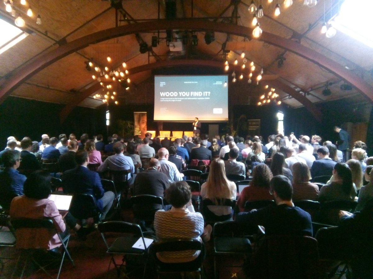 #WoodYouFindIt event on #EUDR and issues like #geolocalisation kicked off in fullhouse venue in Brussels
#ForestForAllForever 
🌲🌳🪵🔎🌍