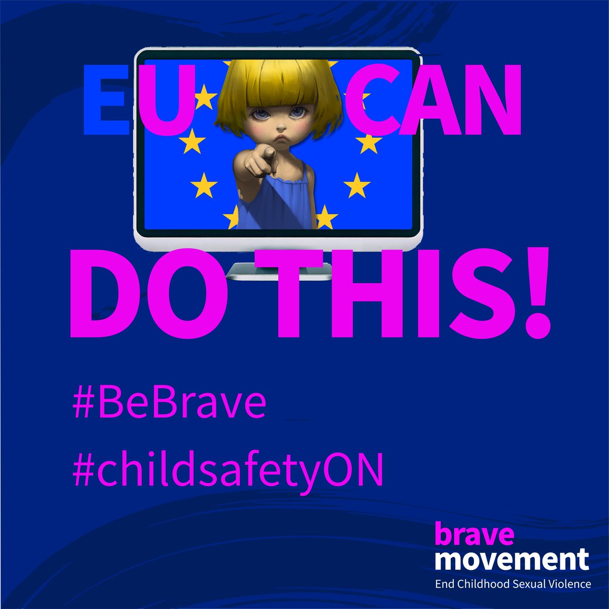3 in every 5 reports of child sexual abuse material is hosted in an EU member state.🇪🇺

We call on the EU to support this vital piece of legislation #BeBraveEU #BeBrave #ChildSafetyON #EndChildhoodSexualViolence