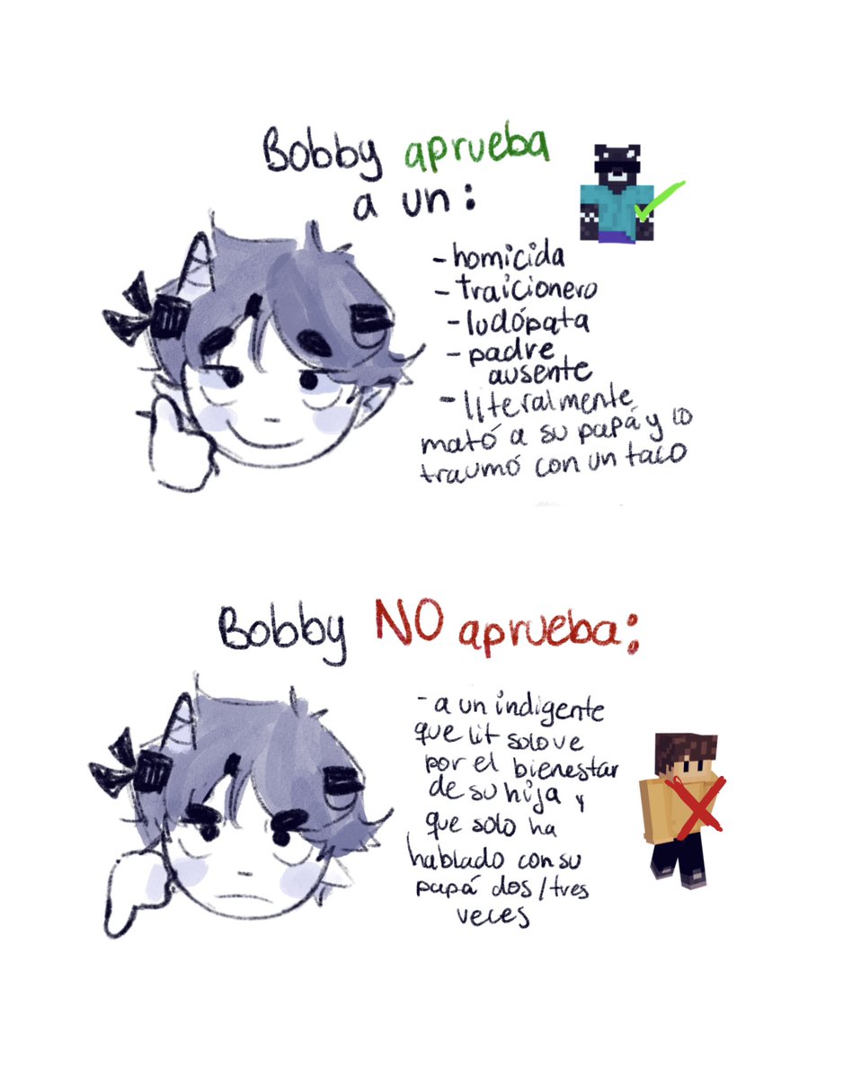 WaffleEstupido's tweet photo. Bocetos mensos de Bobby xq lo quiero mucho y no sabia donde subirlos https://t.co/KBuOPkxIIe