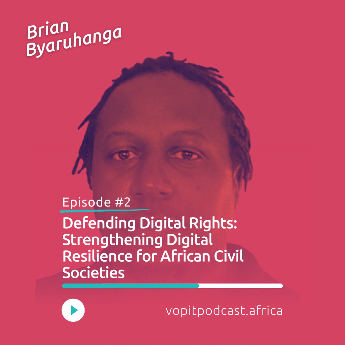VoPITPodcast's tweet photo. 🔊Calling digital rights defenders!
📣 Tune in to the upcoming #VoPITPodcast episode @cipesaug 's Technologist #BrianByaruhang @digitalSec_Doc sharing insights on digital resilience for African Civil Societies.
Don't miss this exciting episode! #DefendDigitalRights 🌍💻🌐👥 https://t.co/DDYGtU3s0i