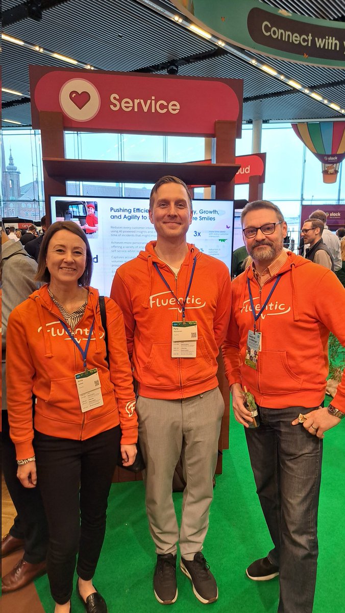 Hello Stockholm 🇸🇪 We're attending the biggest #salesforcetour of the Nordics today. Happy to answer any questions about Fluentic at the Salesforce <a href="/ServiceCloud/">Agentforce Service</a> stand where the Fluentic app is being demo'ed.

<a href="/salesforce/">Salesforce</a> #worldtouressentials #customerservice <a href="/appexchange/">Salesforce AppExchange</a>