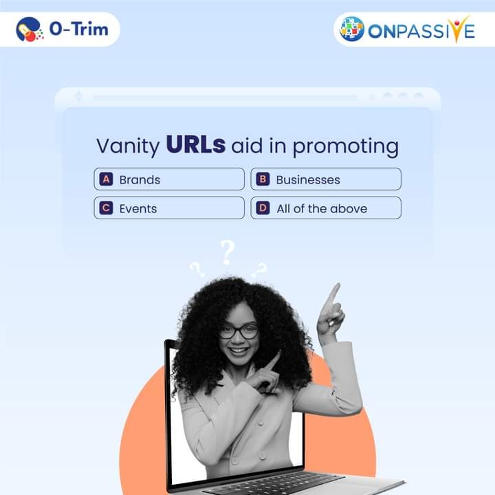 PRASANT02444615's tweet image. Reply to us with your answer. Register now for free access to O-Mail, O-Net, and O-Trim!

Register here: onpassive.com

#ONPASSIVE #brandedlinks #vanityurl #brandvisibility #QRCode #linkmetric #tracklinkclicks #urltrimmer #urltrimmingtool #Technology #Tech #AI #OTRIM