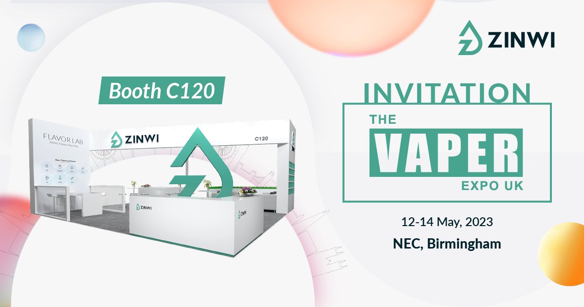 📷Vaper Expo UK we are coming!
#zinwi will meet you guys on May 12-14 at NEC Birmingham!
We invite you to come and join us. Zinwi will share our latest product and information.
#vaperexpouk #vaperexpouk2023 #areyouready #vapercommunity #ukvapers #zinwi  #zinwiflavorsyourway