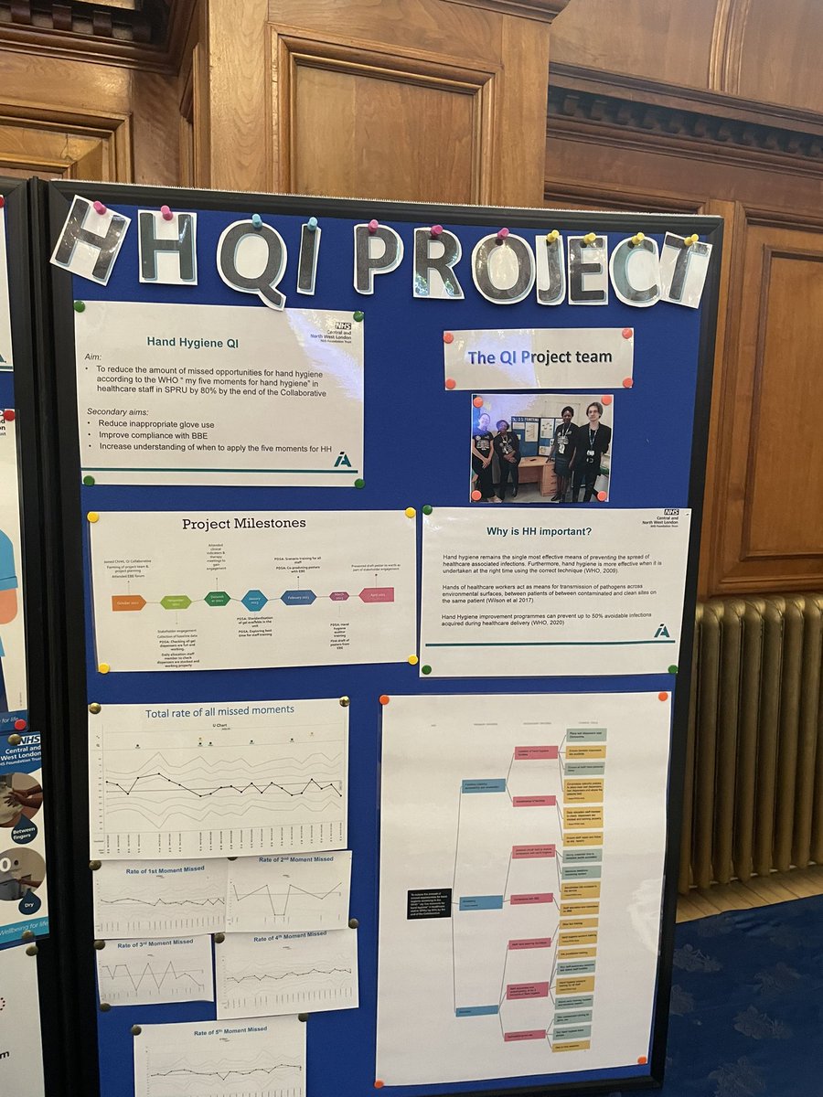 hello_bridget's tweet photo. Arrived at the @CNWLNHS Infection Prevention and Control conference and the first thing I see is the IPC @CNWLImprovement QI #icollab hand hygiene project on display βοΈ π https://t.co/2OsgCcO1cW