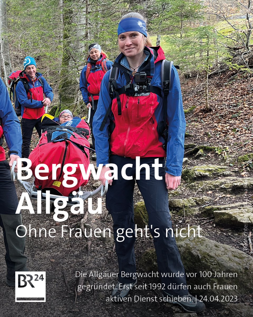 BR24's tweet photo. In der #Bergwacht in #Pfronten gibt es inzwischen sogar mehr Anwärterinnen als Anwärter.
https://t.co/CCfav4vIpF https://t.co/S2mkmstscb