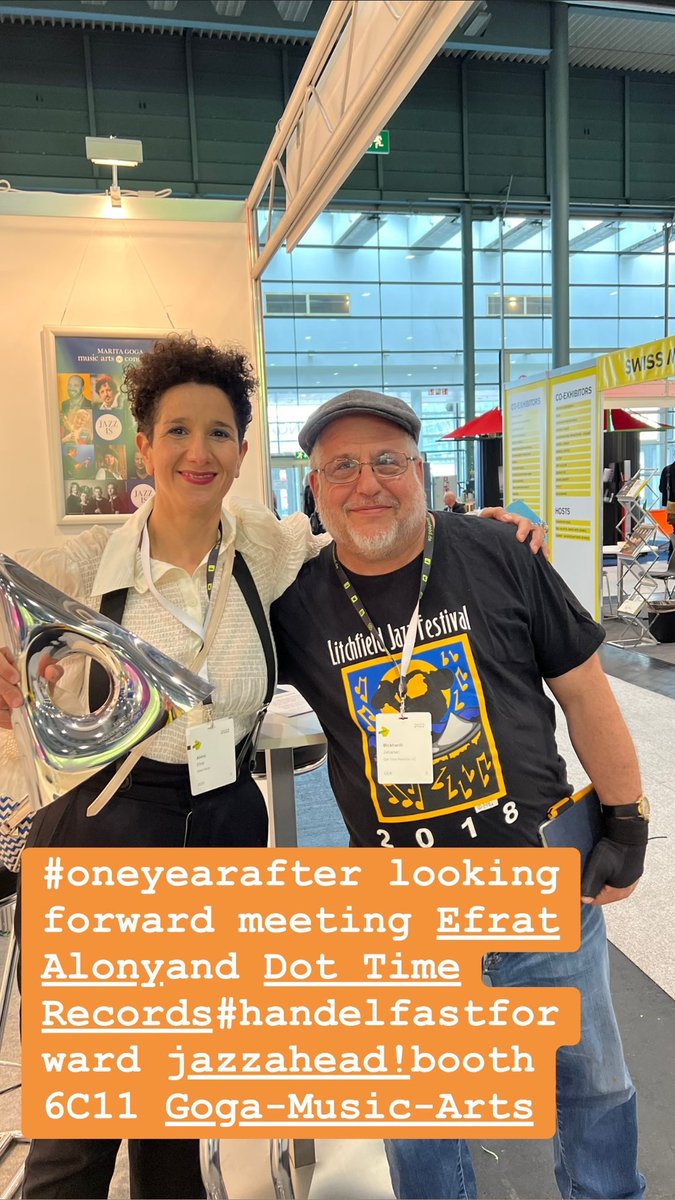 GogaMusicArts's tweet photo. Countdown two days before @jazzahead booth 6c11 @GogaMusicArts #efratalony @DotTimeRecords #albumrelease #handelfastforward @jacekbrun @jazzpreis @JAZZTHETIK @Jazzineu @europejazznet @WomeninJazzMed @wearewijo https://t.co/IdDATpiKJZ