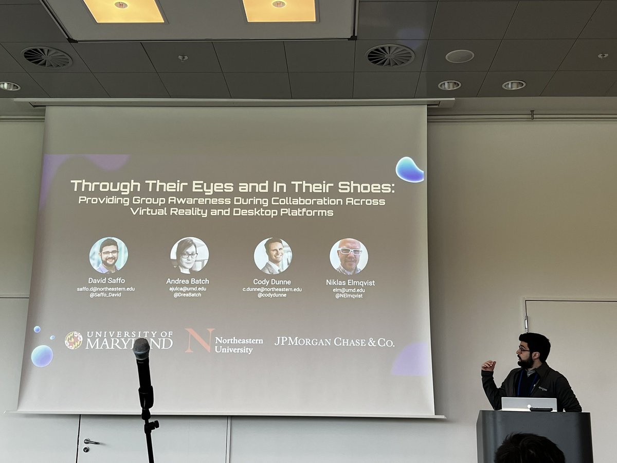 Niklas Elmqvist (@nelmqvist) on Twitter photo And now: <a href="/Saffo_David/">David Saffo</a> about to present our “Eyes and Shoes” paradigm in Hall D of #chi2023. Paper is open access here: doi.org/10.1145/354454… And now: <a href="/Saffo_David/">David Saffo</a> about to present our “Eyes and Shoes” paradigm in Hall D of #chi2023. Paper is open access here: doi.org/10.1145/354454…