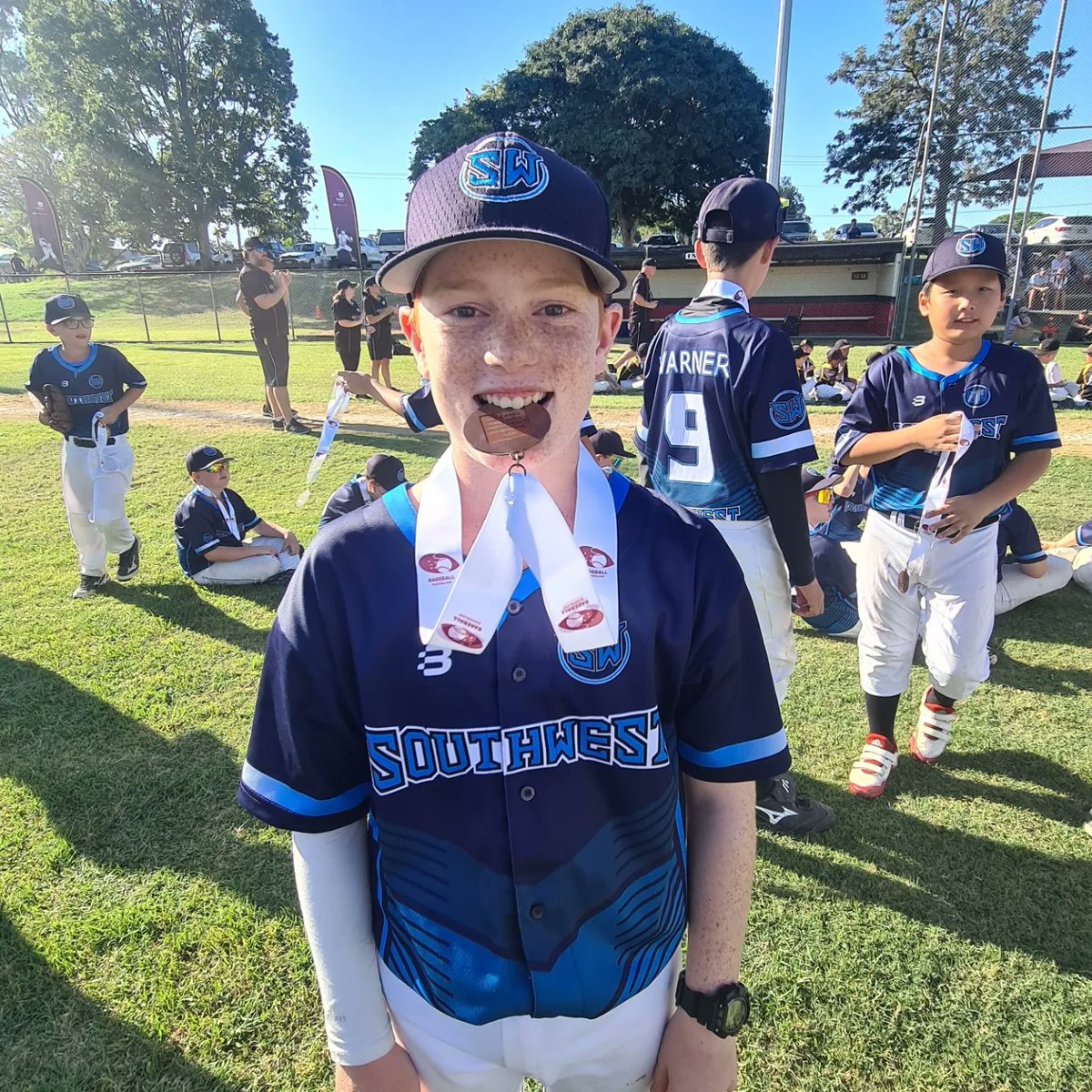 EricMWhitley's tweet photo. Bronze medal winner. 

#littleleaguebaseball
#SouthWestBaseball
#baseball
#QueenslandStateTitles2023 https://t.co/Q6QcBIxdR8