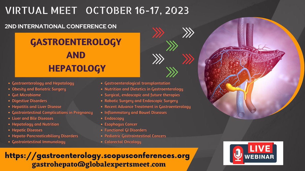 Naresh (@nareshbabu55) on Twitter photo Exciting news! Join us at the #Gastroenterology Conference, where experts in the field will share the latest research and #advancements in digestive health. Don't miss this opportunity gastroenterology.scopusconferences.org Register now! #GIhealth #Digestivehealth #gastrohepato <a href="/gastroenterolo/">Medical Books</a> Exciting news! Join us at the #Gastroenterology Conference, where experts in the field will share the latest research and #advancements in digestive health. Don't miss this opportunity gastroenterology.scopusconferences.org Register now! #GIhealth #Digestivehealth #gastrohepato <a href="/gastroenterolo/">Medical Books</a>
