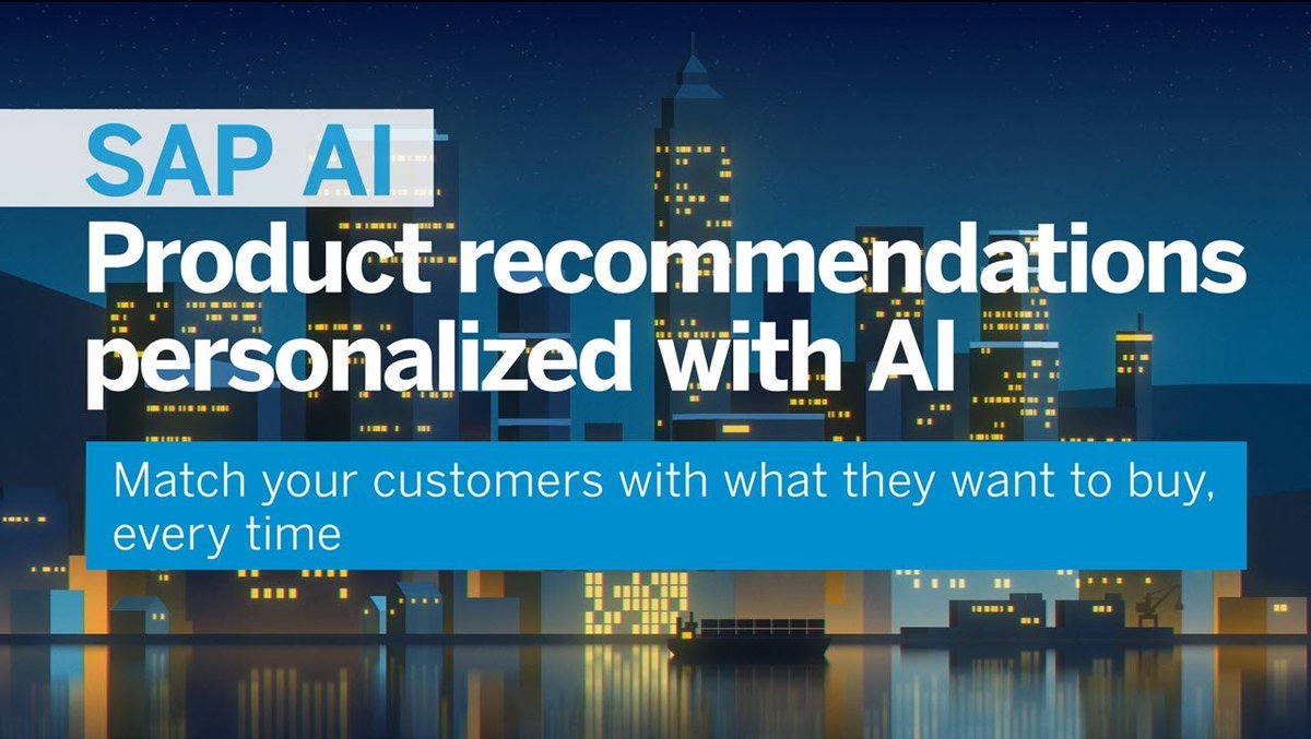 MII_LDN's tweet photo. Intelligent Selling Services for SAP Commerce Cloud, powered by SAP’s business AI, helps sellers optimize their customers’ shopping and discovery experience by offering them dynamic personalized recommendations.

Watch the demo 👉 https://t.co/mZmqe9EWNV

#AI #CX https://t.co/7GaltgPdt8