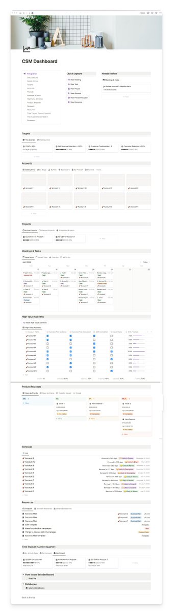 CarinaBrasilC's tweet photo. 🚨Launch Announcement🚨

Attention Customer Success Managers!

I've built an all-in-one system to help you organise your work in a single Notion Dashboard! 

Get it for FREE for the next 24 hours.

• Like &amp; Retweet
• Comment "CSM”
(Must be following so I can DM you the link) https://t.co/Ra01grbWnj