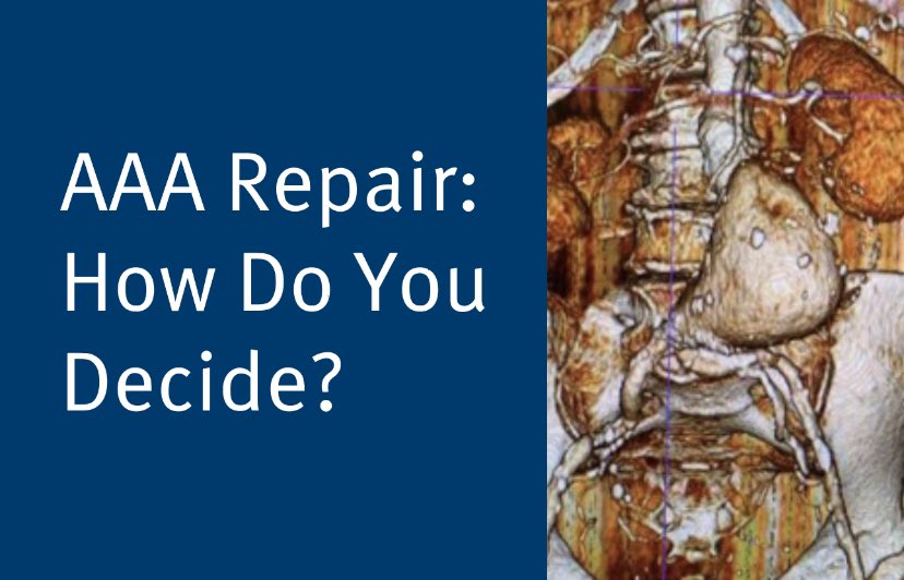 Vascular surgeons I need your help! Please spare a few minutes to complete some scenarios to help us understand how we decide to offer AAA repair. Your opinions matter &amp; help is appreciated. 🙏🏼 <a href="/VascularSVS/">Vascular SVS</a> <a href="/EJVES_ESVS/">EJVES</a> <a href="/ImperialVasc/">Imperial College London Vascular Surgery</a> <a href="/VascResearchNet/">VERN</a> <a href="/VSGBI/">Vascular Society</a> imperial.eu.qualtrics.com/jfe/form/SV_dm…