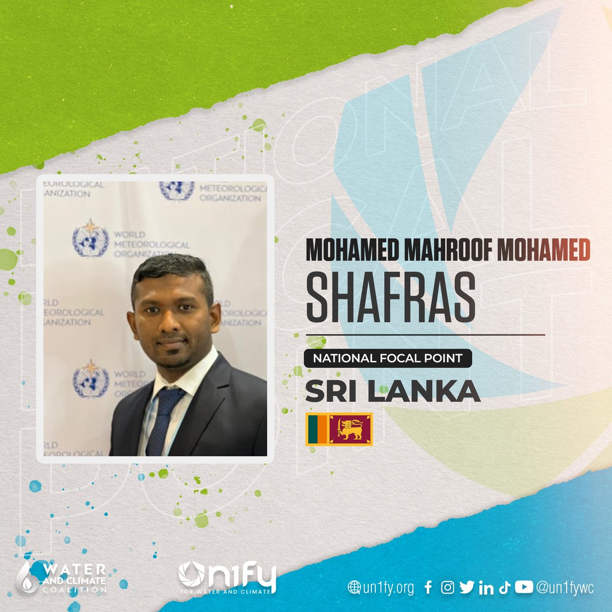 un1fywc's tweet image. Introducing our National Focal Points for Sri Lanka, Mohamed Mahroof Mohamed Shafras &amp;amp; Mohamed Saajid Malhardeen.

Are you from Sri Lanka and willing to advocate for water and climate? You can reach them via email at srilanka@un1fy.org

#un2023waterconference #WaterAction #un1fy