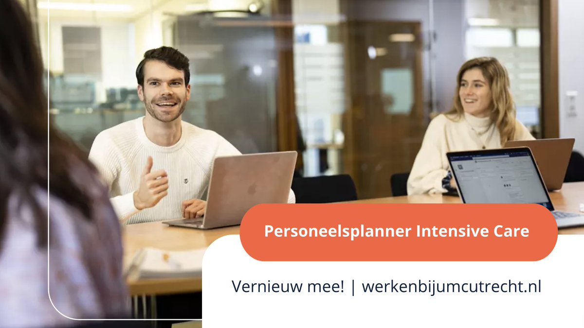 WerkenbijUMCU's tweet photo. Ben jij stressbestendig, bedenk je moeiteloos praktische oplossingen én lijkt werken in een dynamische omgeving jou wel wat? Ga aan de slag als personeelsplanner bij de IC van het @UMCUtrecht! 💙
https://t.co/f6YbwsXmdg
#vacatureplanner #plannerzorg #zorgvacature https://t.co/g9Nkbcazfl