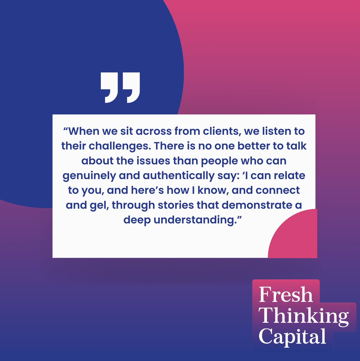 Fresh Thinking Capital tweet media