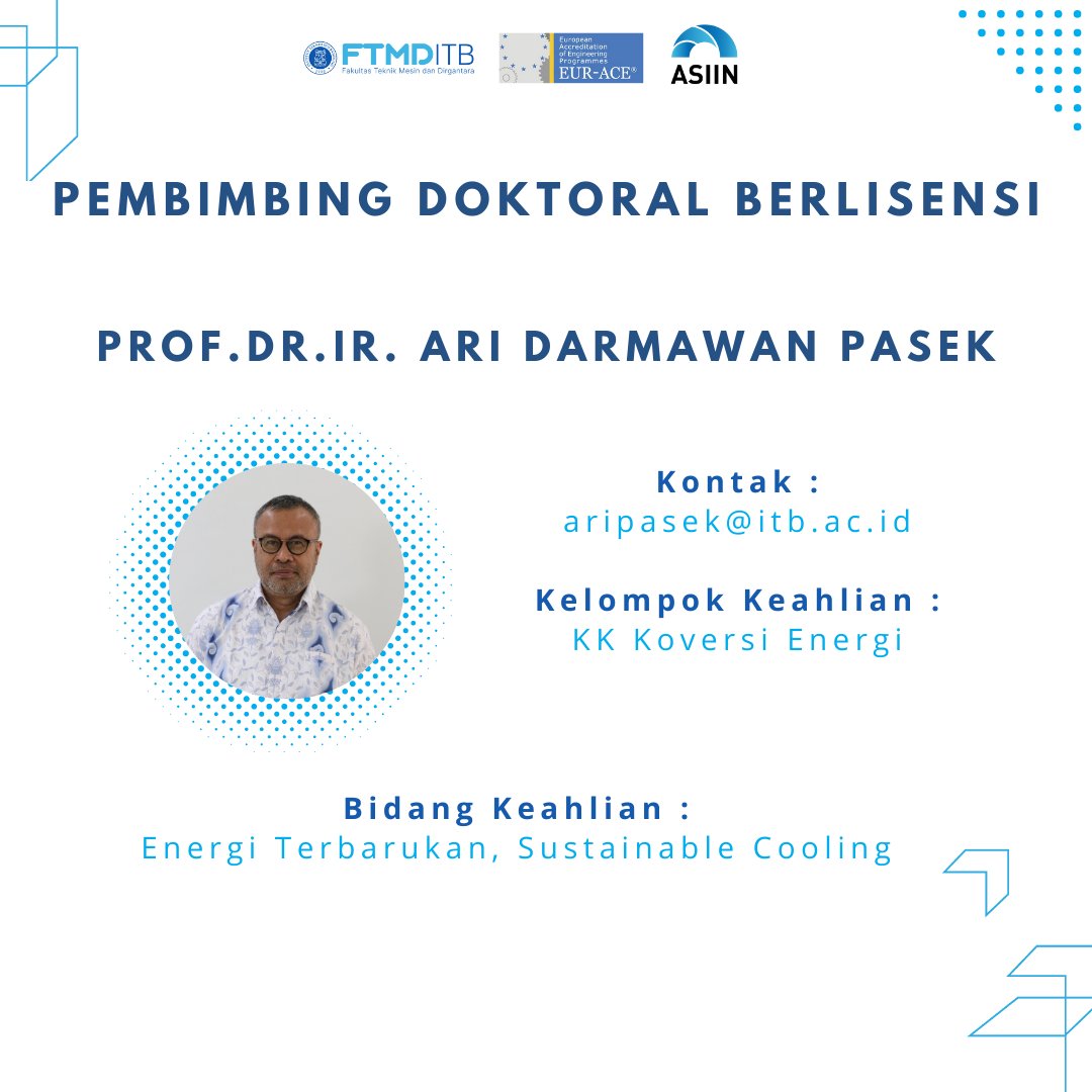 ftmd_itb's tweet image. Meet our licensed doctoral supervisor from FTMD ITB, who is experienced and ready to help you achieve your doctorate degree in your field of interest!

Read more on ftmd.itb.ac.id/id/program-stu…

#PostGradSchool
#DoctoralDegreeProgram
#FTMD
#ITB