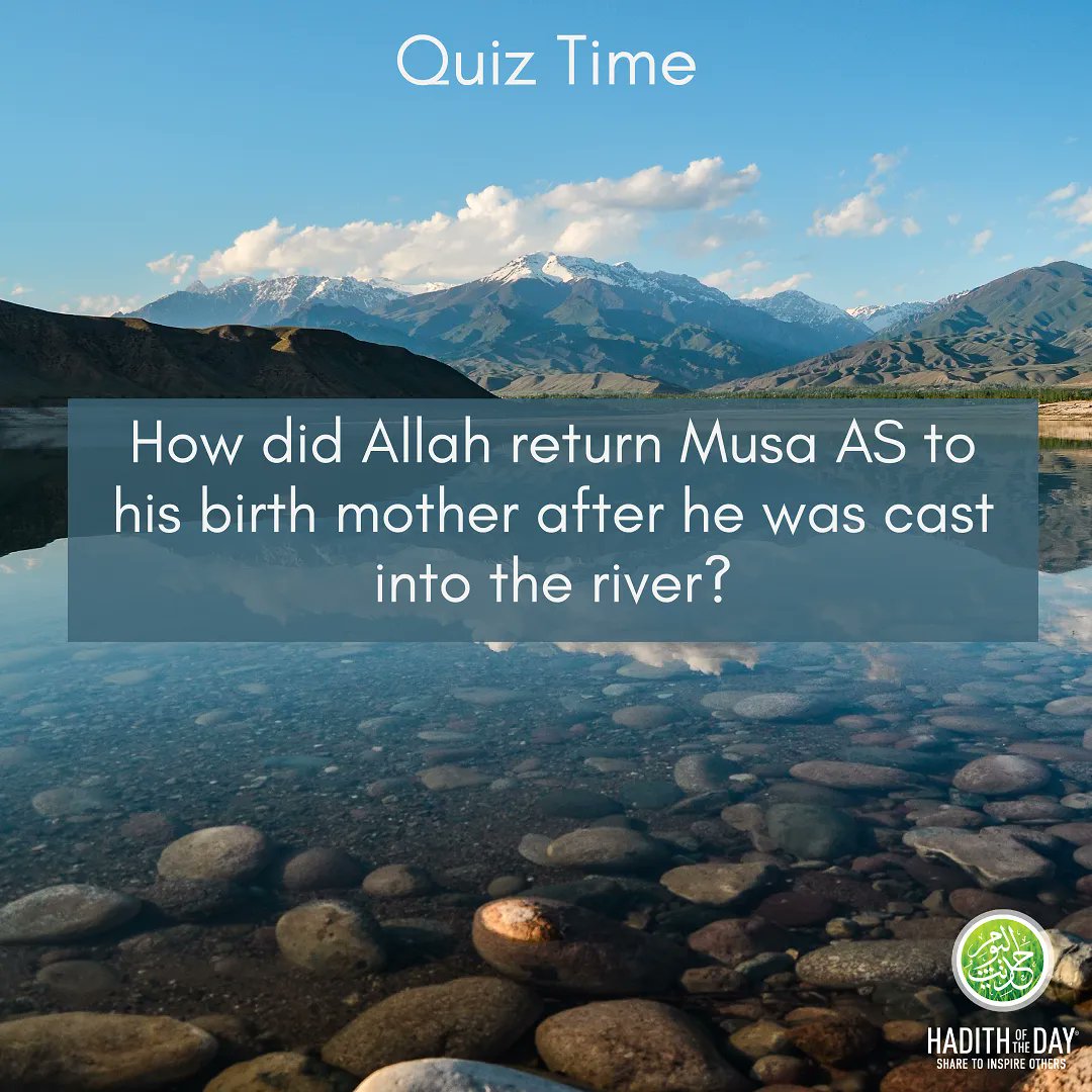 Hadith of the Day tweet media