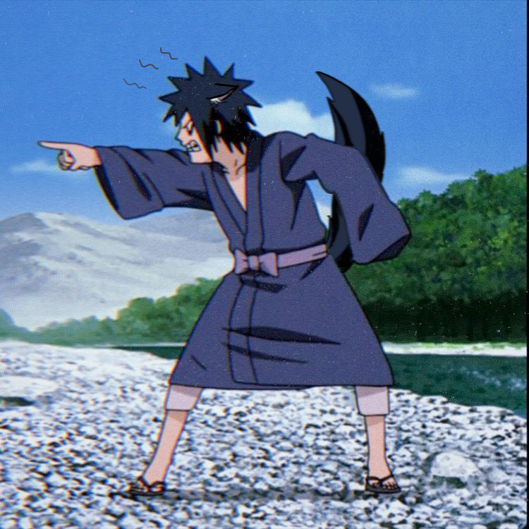 Day 7 Giving Madara some cat ears /⁠ᐠ⁠｡⁠ꞈ⁠｡⁠ᐟ⁠\
Another smol mada-nyan cause he's just so adorable! 

#madanyan