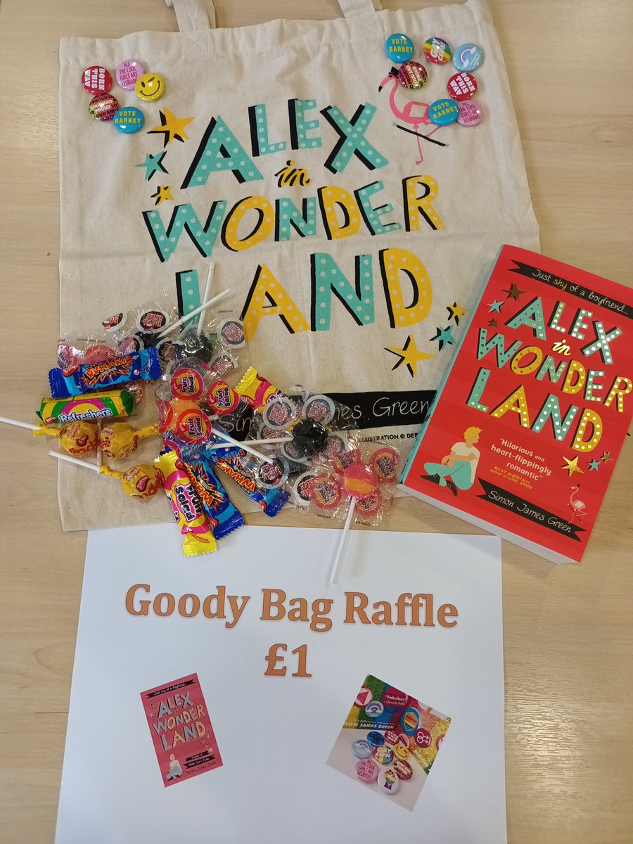 We’re so excited for ‘Show Your Pride’ tomorrow! There will be cakes, badges, and a chance to win this fabulous raffle goody bag prize. Remember it’s cash only!!! <a href="/BlackpoolSixth/">Blackpool Sixth</a> <a href="/TheProudTrust/">The Proud Trust</a> <a href="/simonjamesgreen/">Simon James Green</a> #ShowYourPride #SYP23