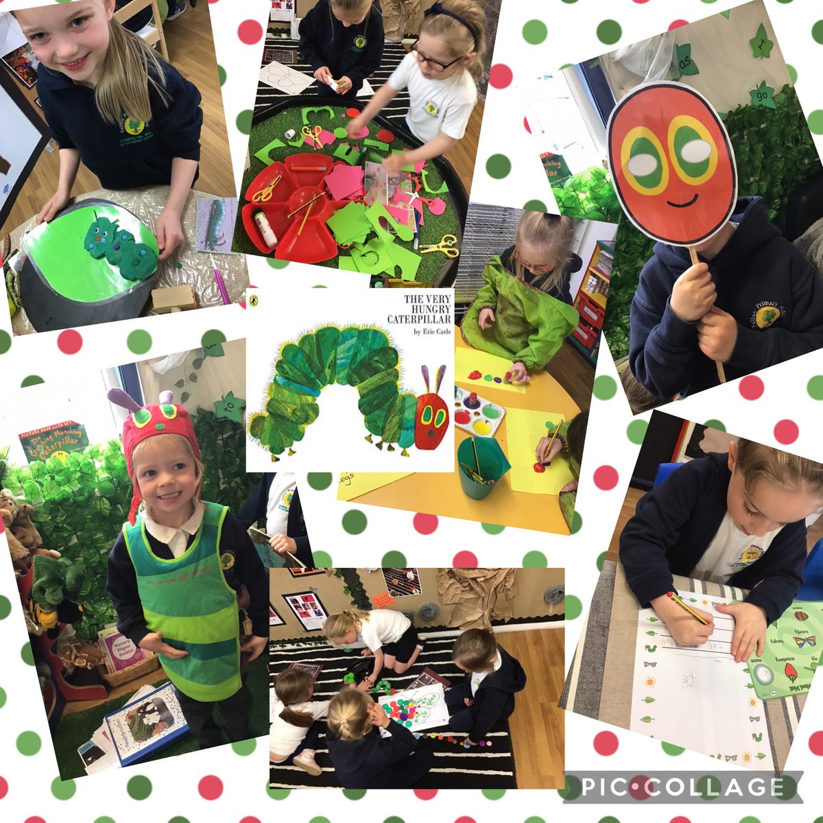 Our ‘Very Hungry Caterpillar’ challenges are a hit this week in Reception. So much fun, collaboration and learning through PLAY ❤️