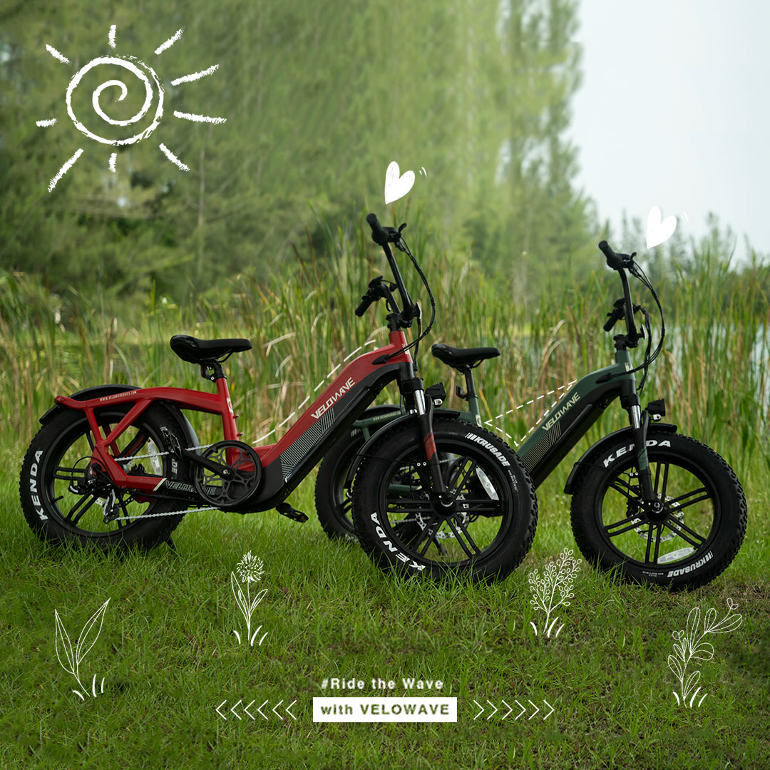 velowaveus's tweet photo. Cruising around town on these PONY ebikes is the perfect way to enjoy a sunny spring day ☀️📷
#springvibes #velowavebikes #velowave #eBike #bicycle #electricbike #adventureawaits #ebikelife #mtb #velowavers #aventon #heybike #lectric #lectricbikes #surron #himiway #jasionbike https://t.co/wl9KtqAEZv